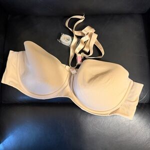 Cacique Nude Strapless Bra